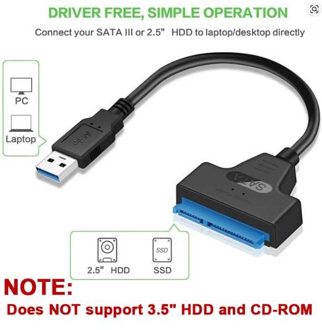 ADAPTADOR Sata Para Usb2.0