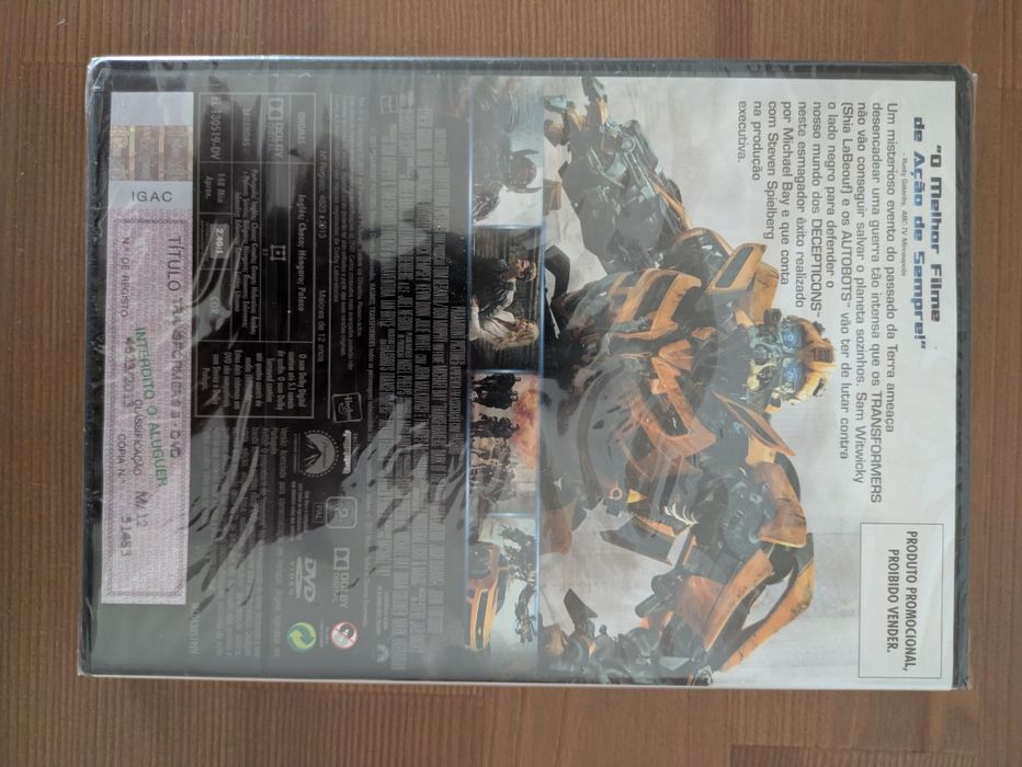DVD NOVO e SELADO " Transformers 3 " 2011