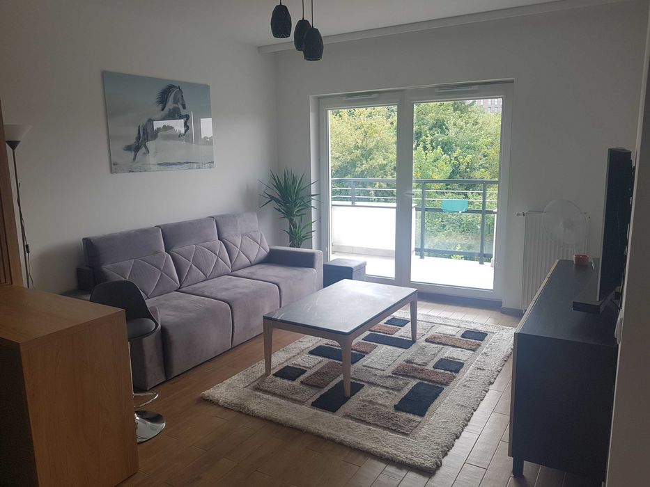 Wynajmę mieszkanie 2 pokojowe, 43,70 m2, klimatyzacja, winda, piwnica. ul. Baśniowa 11 Lublin