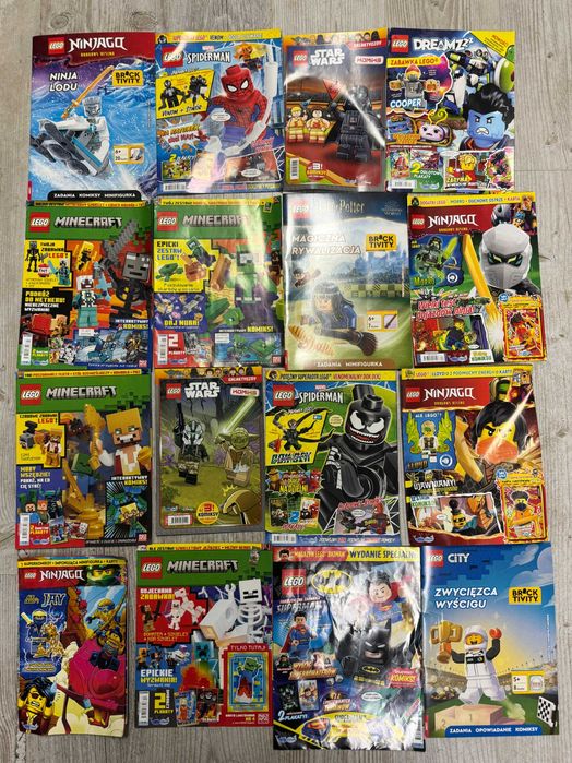 Gazetki Czasopisma Lego 73 sztuki