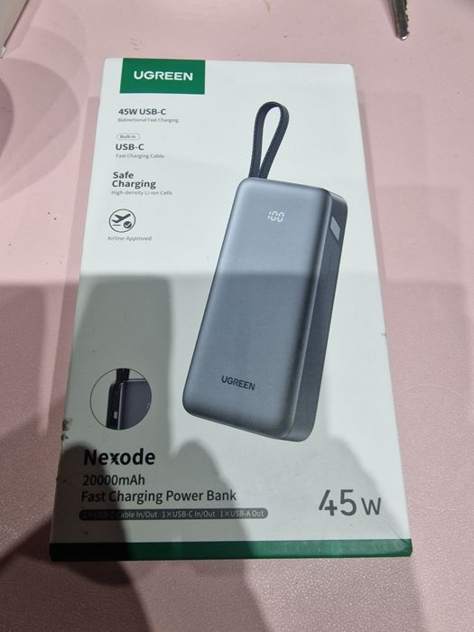 Ugreen Szybki Powerbank 20000mAh 45W Usb-c