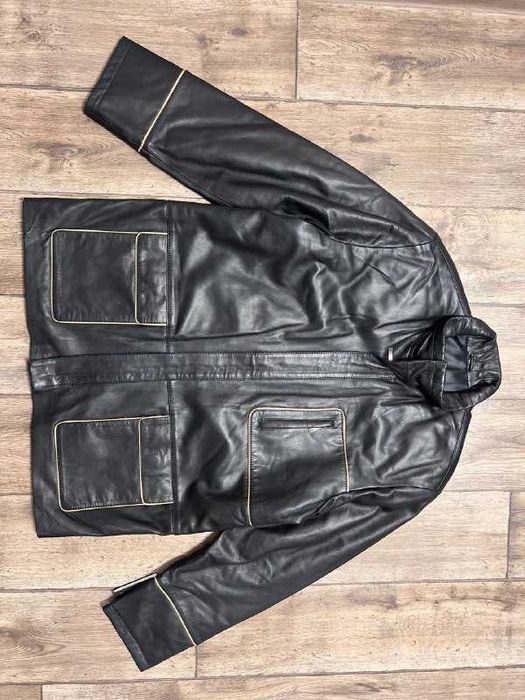 Шкіряна чоловіча куртка 58/3XL