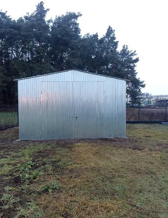 Garaż blaszany 5x5, garaże standardowe, solidna konstrikcja