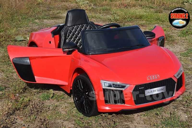 Auto samochód na akumulator AUDI R8 na licencji autko elektryczne RC
