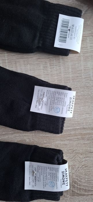 Skarpety zimowe wojskowe Wzór 539/MON Rozmiar 27-28