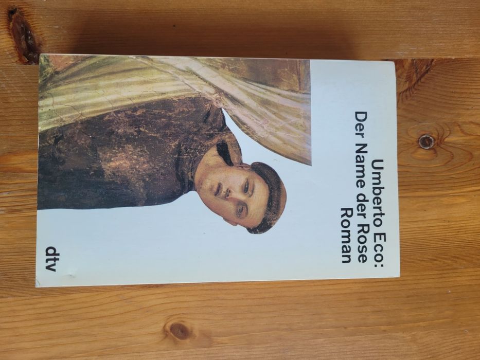Książka w języku niemieckim Umberto Eco Der Name der Rose Imię róży