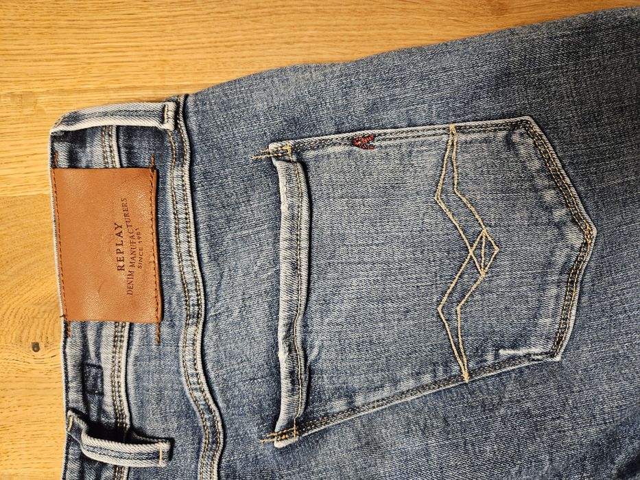 Jeansy Slim Fit Replay Anbass Aged 33x32