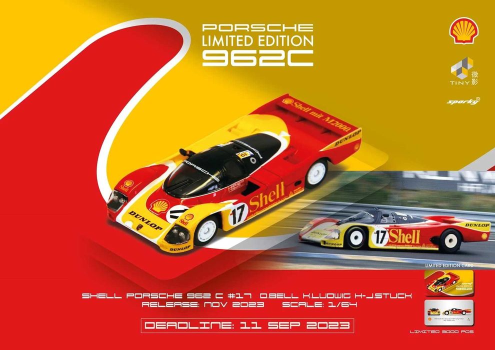 Tiny Toys - Combo: 2x Dauer Porsche 24h Le Mans 1994 - 1/64