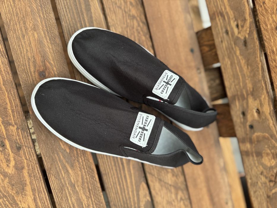 Czarne trampki slip-on, Rozmkar 42