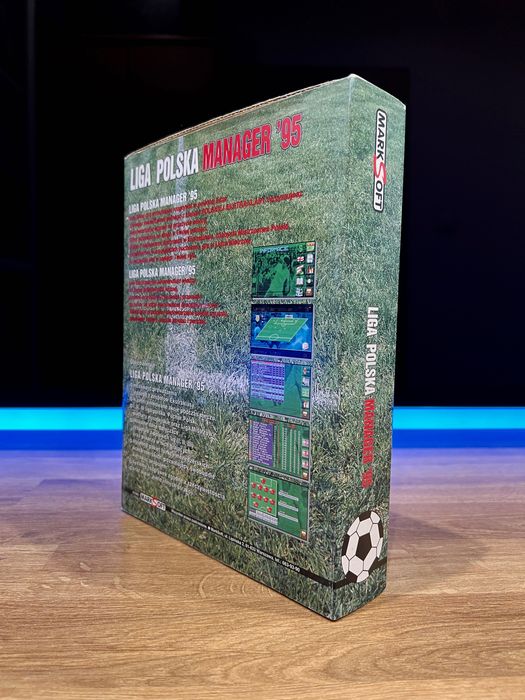 Liga Polska Manager 95 (PC PL 1995) BIG BOX polskie premierowe wydanie