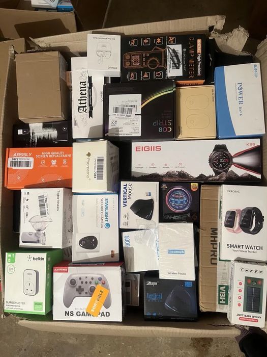 ОПТ+ДОСТАВКА!Бокс-палета Amazon,Lidl техніка,одяг,взуття,електротовари