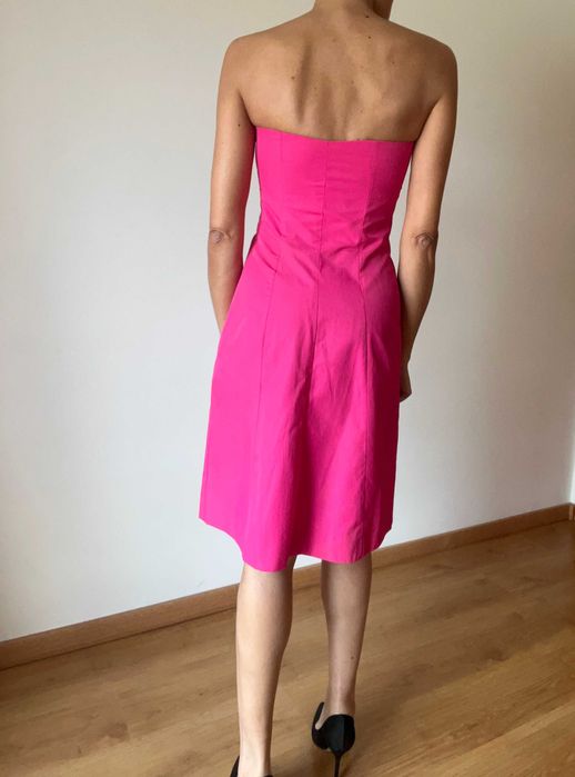 Vestido Tomara-que-Caia Fúcsia