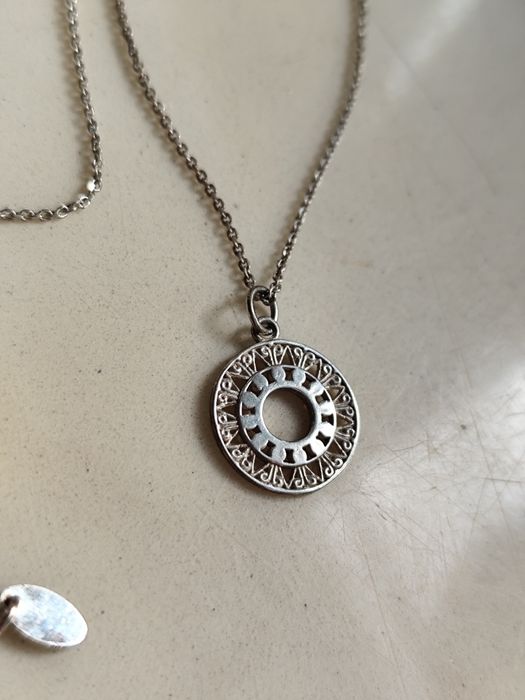 Srebrny 925 wisiorek (z łańcuszkiem)