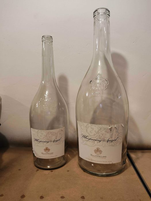 Wielkie ogromne butle butelki szklane skarbonka