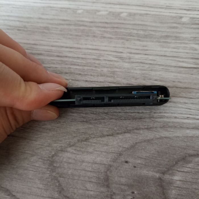 Зовнішня кишеня для ПК, карман алюмінієвий  для HDD/SSD 2.5" SATA