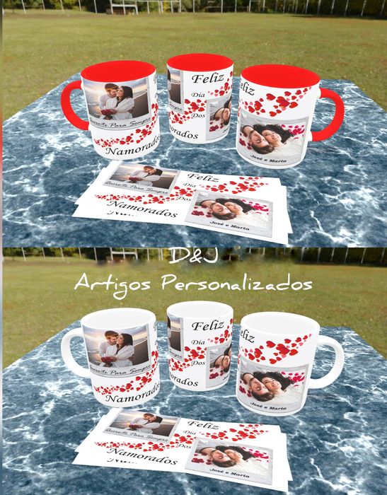 Canecas dia dos namorados