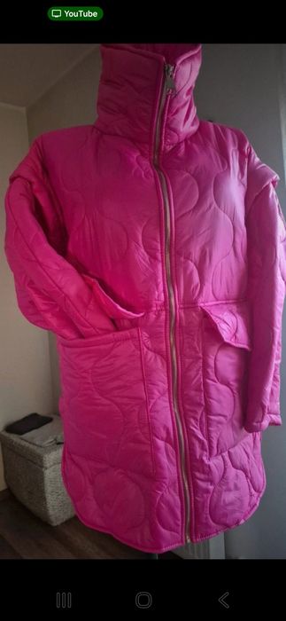Kurtka fuksja nowa