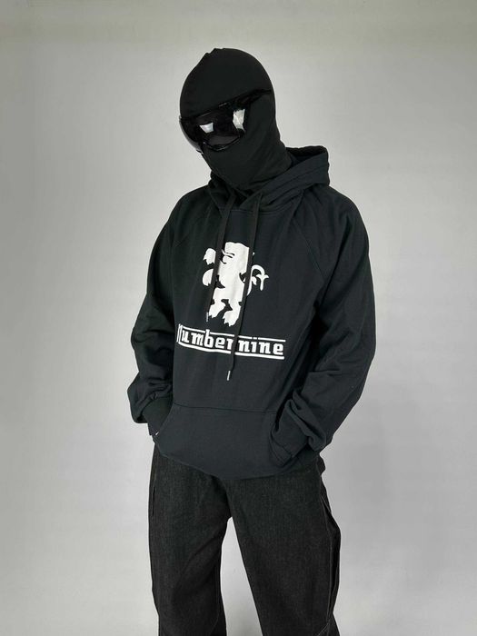 Худі Number (N)ine lion black чорна худи черная кофта skinny