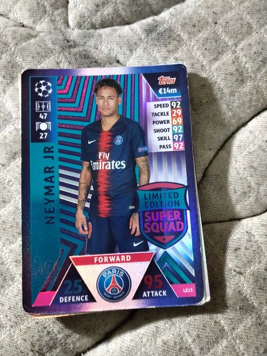 Cartas Panini adrenalina e UEFA
