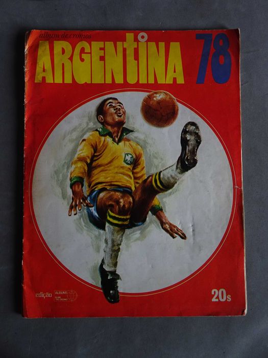 Caderneta de cromos de futebol completa Argentina 78