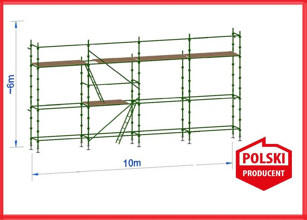 Rusztowanie Choinkowe 60m2 PRODUCENT DTR dostawa 24h