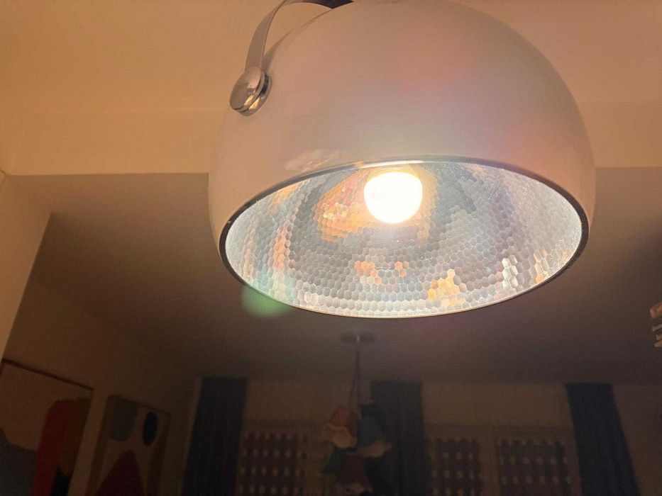 Białe lampy wiszące 2 sztuki