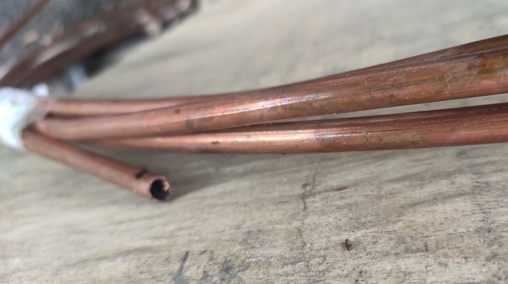 Медная трубка цельная