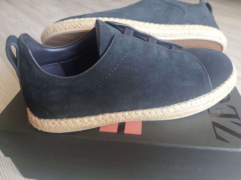 Zegna Triple Stitch espadryle
