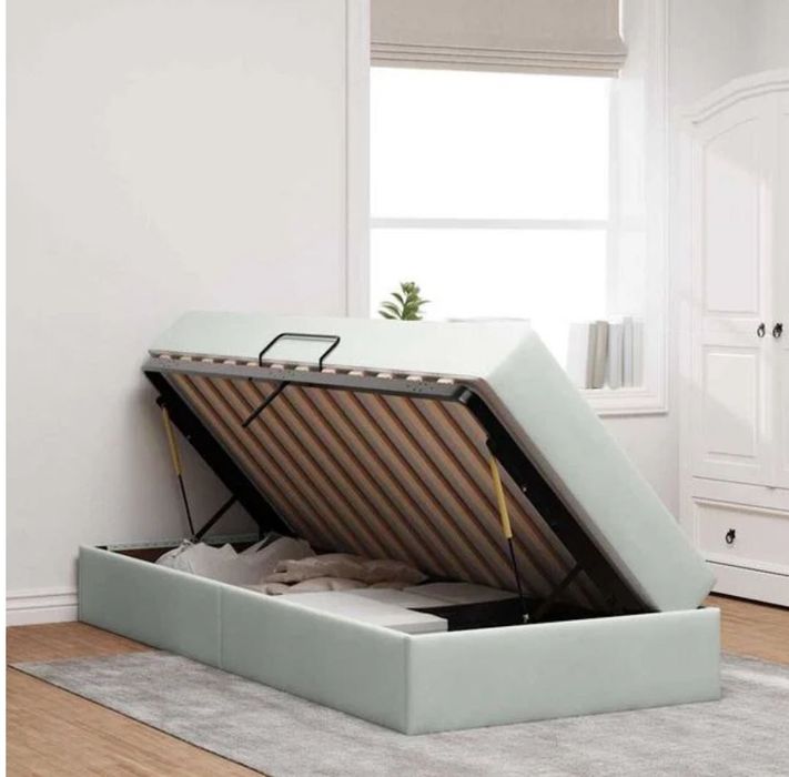 Cama 100x200 com arrumação