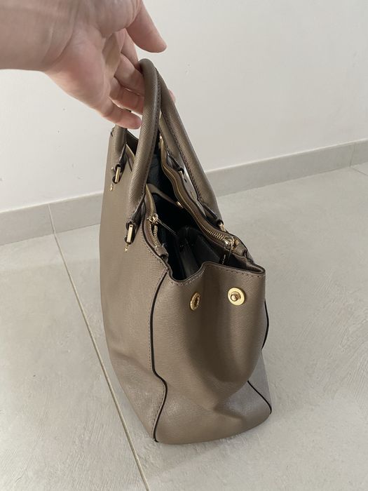 Michael Kors Saffiano beż torba torebka
