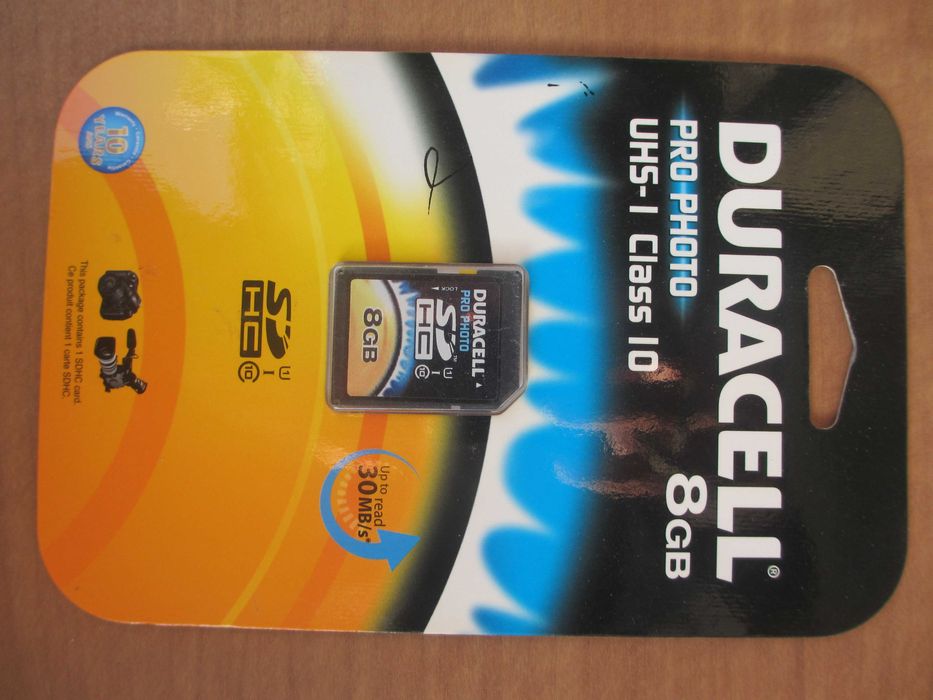 Карта памяти Duracell 8Gb 8Гб