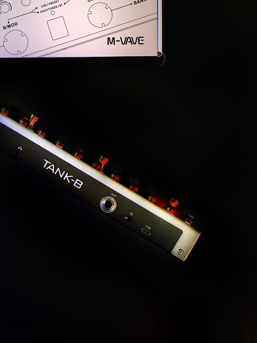 M-VAVE Tank B - Потужний процесор для бас гітари на акамуляторі