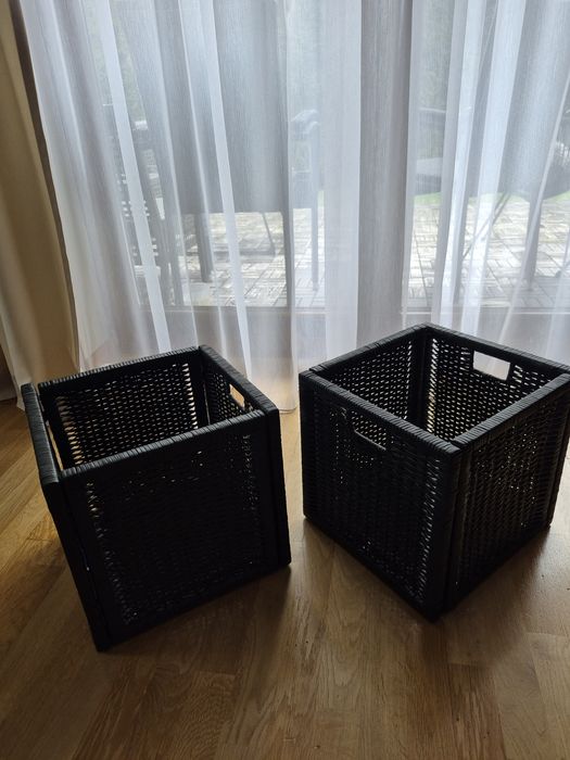 IKEA BRANAS kosz wkład do Kallax pojemnik, ciemnoszary 32x34x32 cm