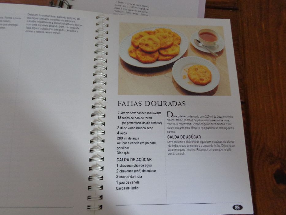 Livro Doce da Compal, receitas de doces