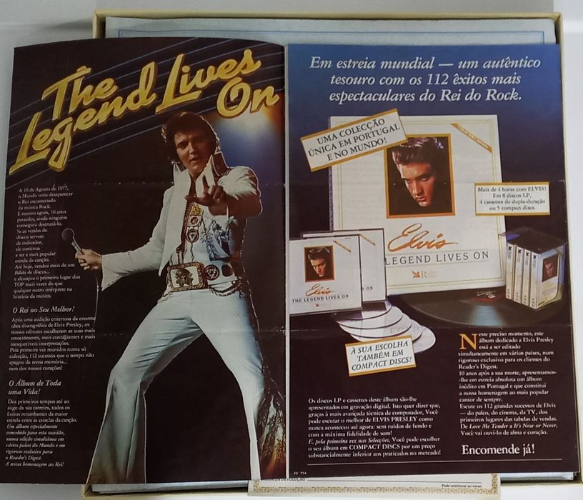 Vinil Elvis Presley The Legend Lives On
