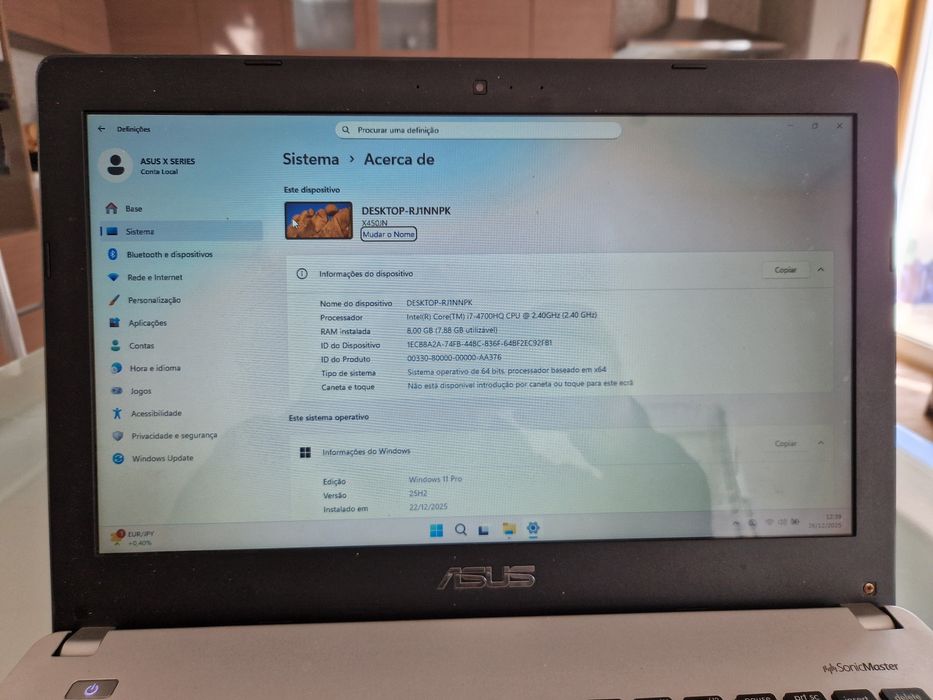 Asus SonicMaster K450J  corei7