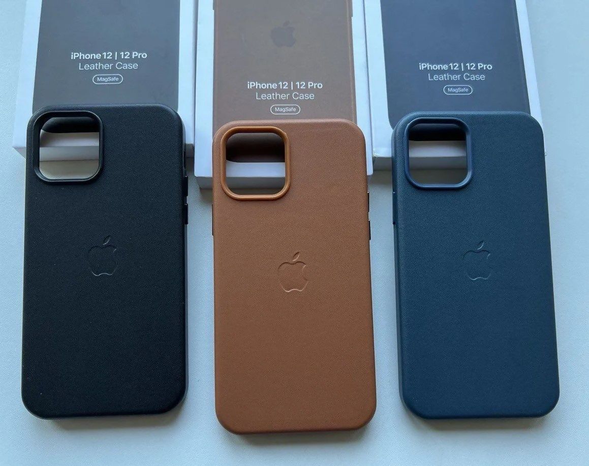 Чехол на iPhone 12/12 Pro шкіряний кожаный, 14 MagSafe Айфон про макс ...
