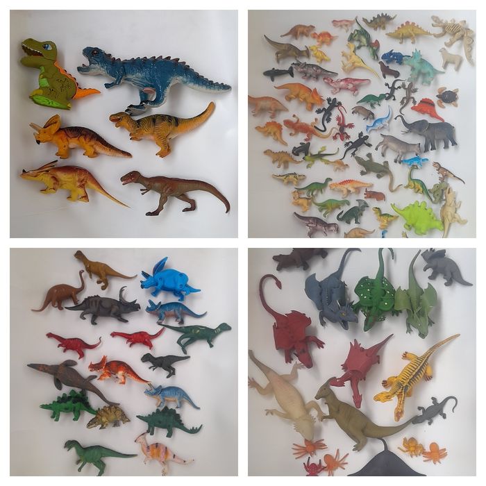 Игрушки 111 штук.Динозавры,драконы,змеи.