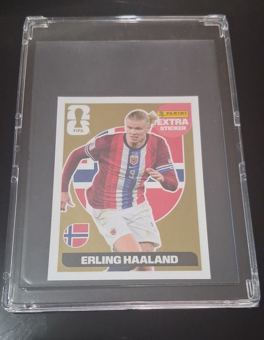 Erling Haaland Gold -Extra sticker