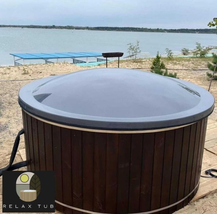 Чан джакузі. Виробник. Спа купель. Чан на дровах