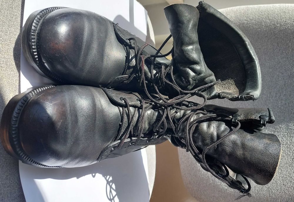 Botas militares originais Exército dos EUA – pele | Tam. 8R (41/42)