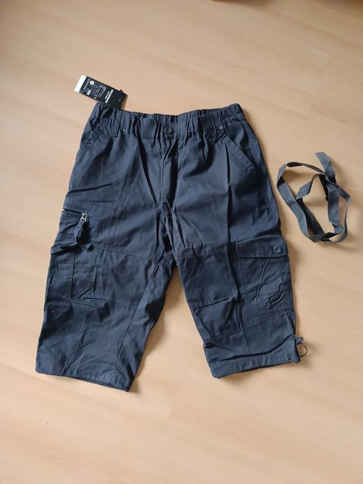 Spodenki męskie cargo z paskiem