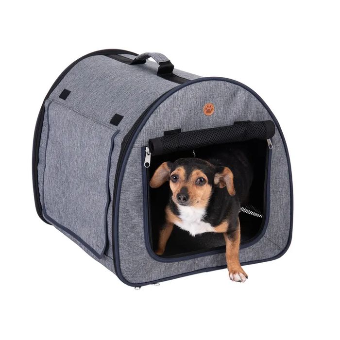 Rozkładana Torba dla Psa Easy Go S 41x48x41cm Szara - NOWA