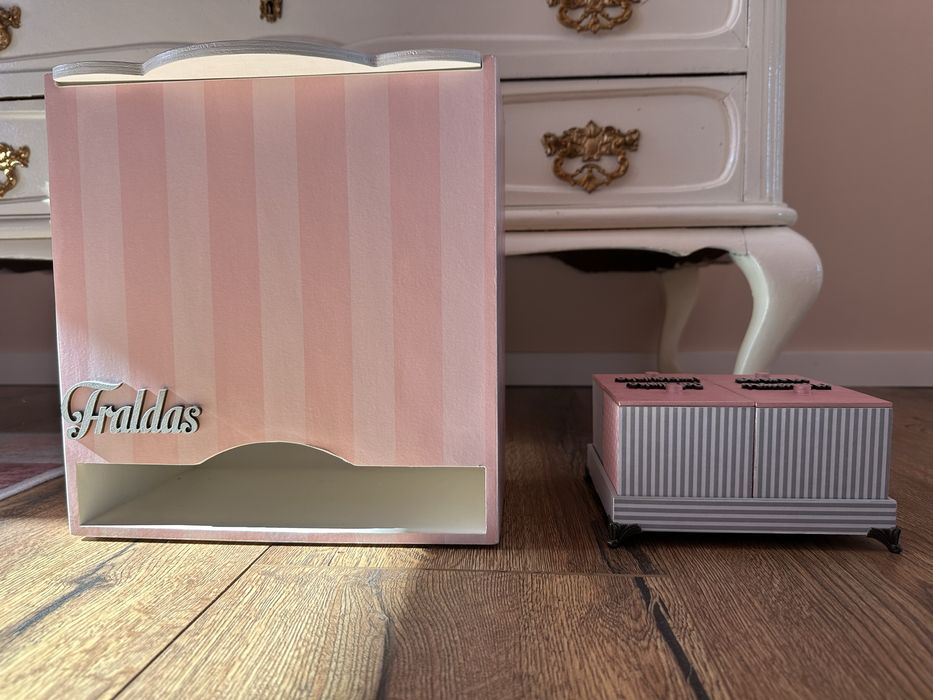 Caixinhas Bebé Fralda + Bijuteria