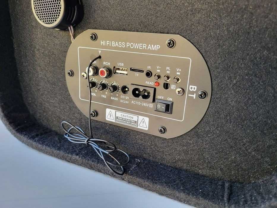 Активный сабвуфер. Акустика. Колонка. Встроенный усилитель звука.