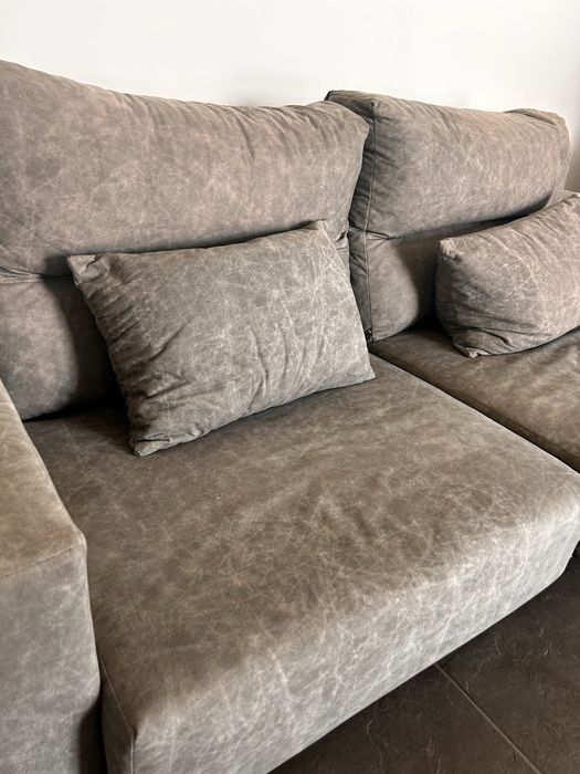 Sofa cama 2 lugares cinza