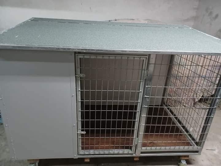 Canil ou Gatil com casota interior