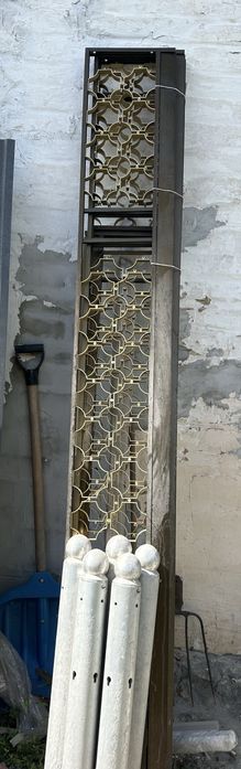 Оградка алюміній на двох, недорого