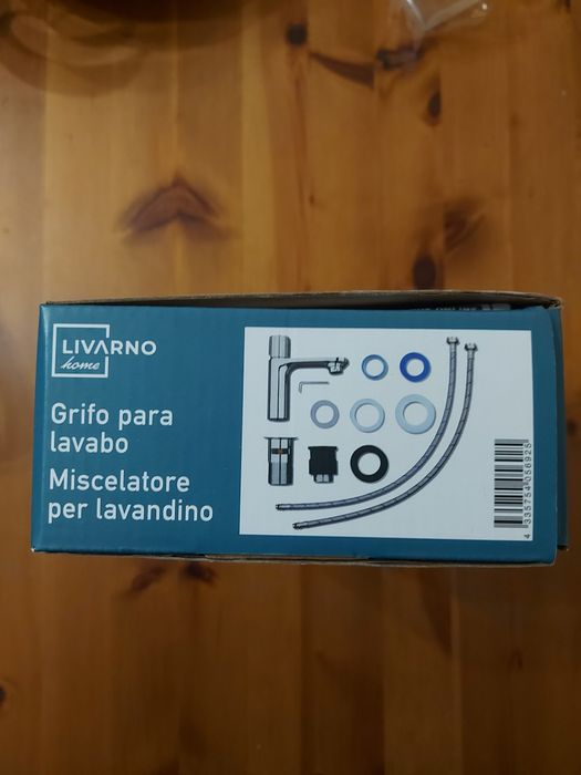 Torneira de lavatório inox | Livarno | NOVA