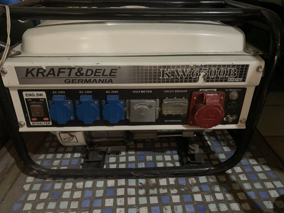 Бензиновый генератор Kraft&Dele KW-6500B (KD-117)